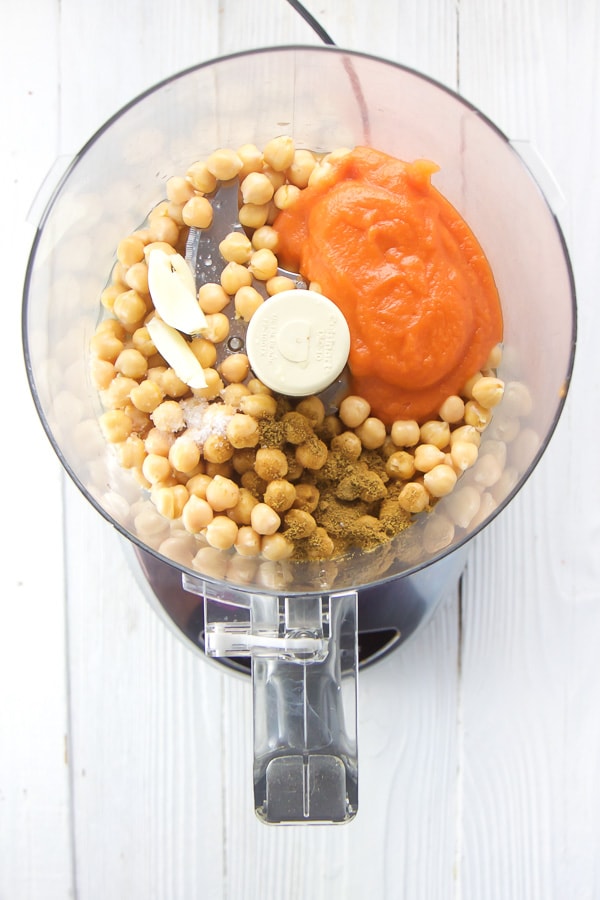 Carrot Hummus with Toasted Paprika Pita Chips Baby Foode